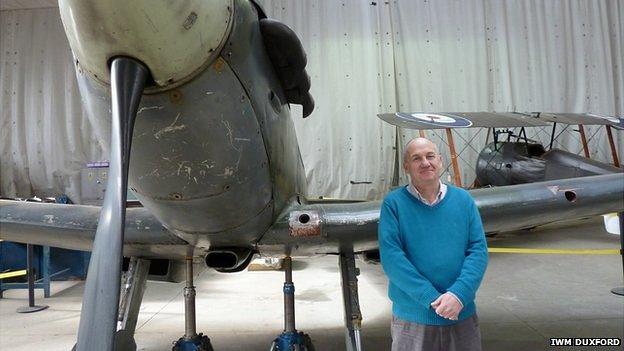 Mark 1A Spitfire at Duxford