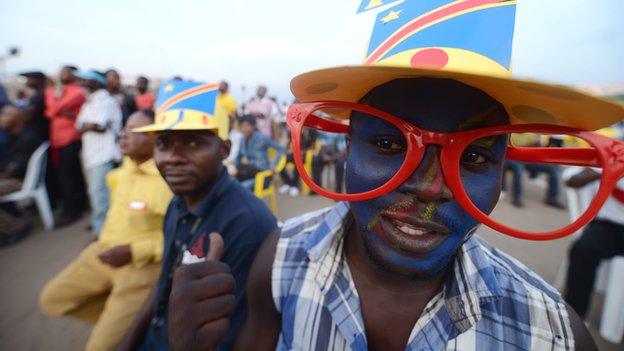 DR Congo fans follow the 2013 Africa Cup of Nations