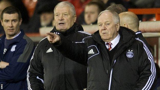 Aberdeen manager Craig Brown