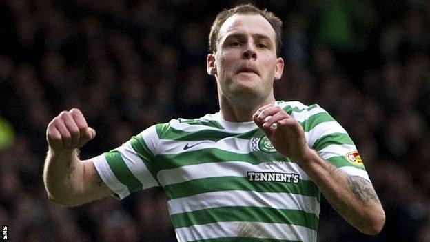 Celtic forward Anthony Stokes