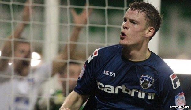 Oldham Athletic striker Matt Smith