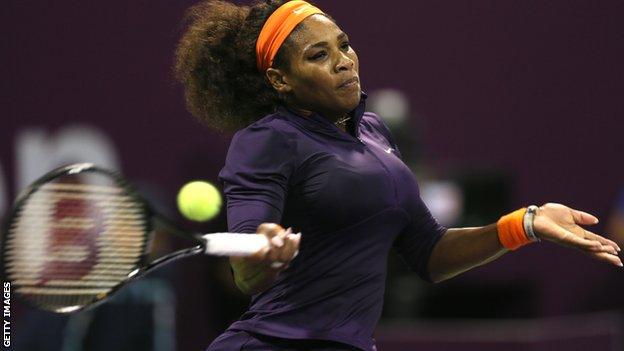 World number one Serena Williams