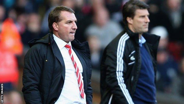 Brendan Rodgers and Michael Laudrup