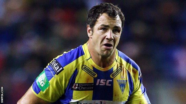 Warrington Wolves captain Adrian Morley