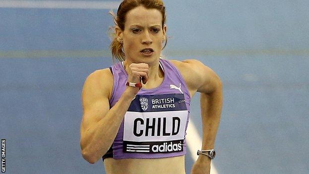 Eilidh Child has been in good indoor form this season