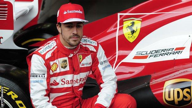 Ferrari's Fernando Alonso