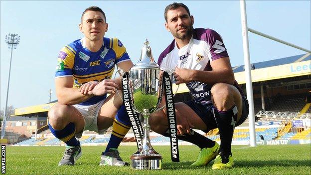 Kevin Sinfield and Cameron Smith