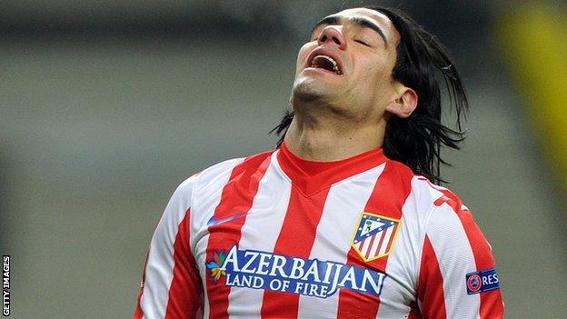 Atletico Madrid's Falcao