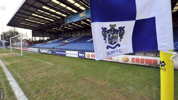 Gigg Lane, home of Bury FC