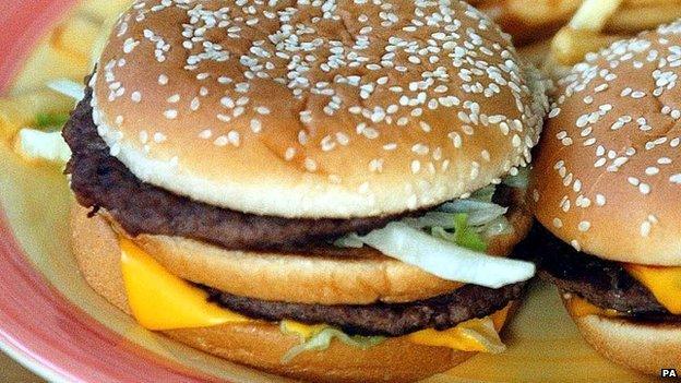 Burgers in a bun
