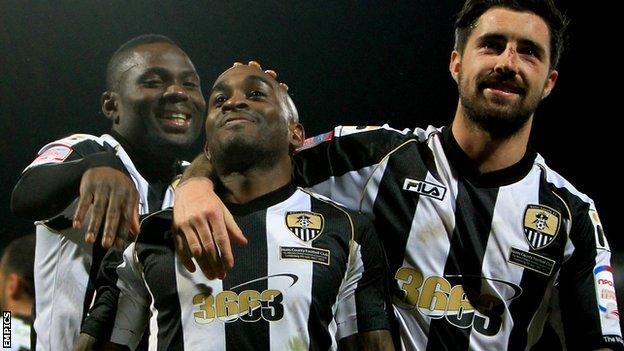 Notts County celebrate