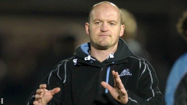 Glasgow Warriors head coach Gregor Townsend