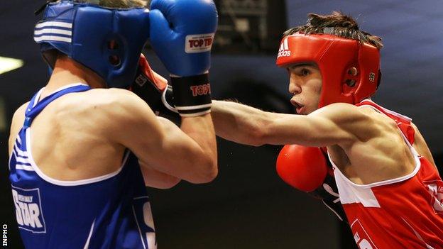 Michael Conlan outpointed Chris Phelan at the National Stadium