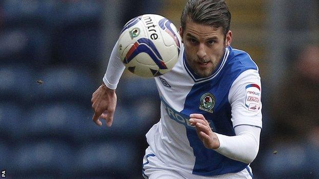 Blackburn's on loan midfielder David Bentley