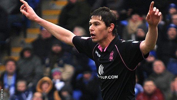 Birmingham striker Nikola Zigic