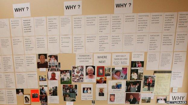 A memorial gallery of patients who died at Stafford General Hospital