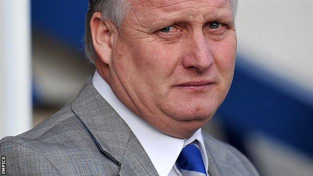 Bury manager Kevin Blackwell