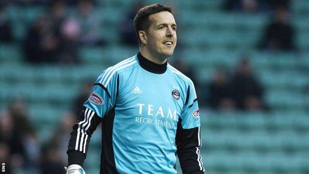 Aberdeen goalkeeper Jamie Langfield