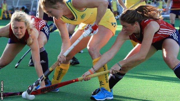 England v Australia women's hockey