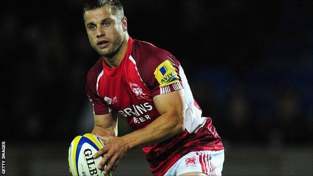 London Welsh scrum-half Tyson Keats