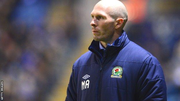 Blackburn Rovers manager Michael Appleton