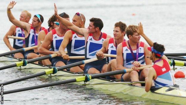 Men's eight London 2012