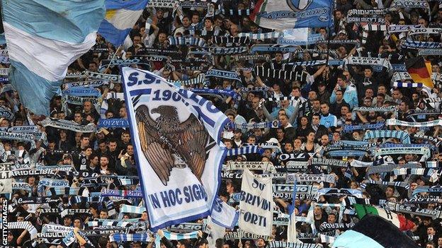 Lazio fans