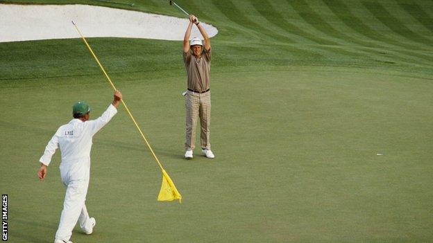 Lyle winning putt