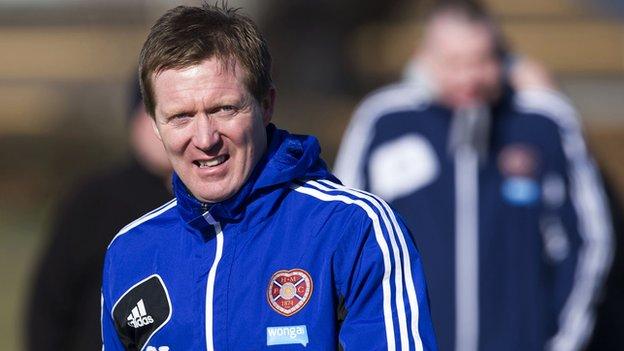 Hearts interim manager Gary Locke