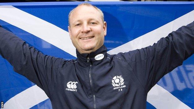 Scotland rugby sevens coach Stephen Gemmell