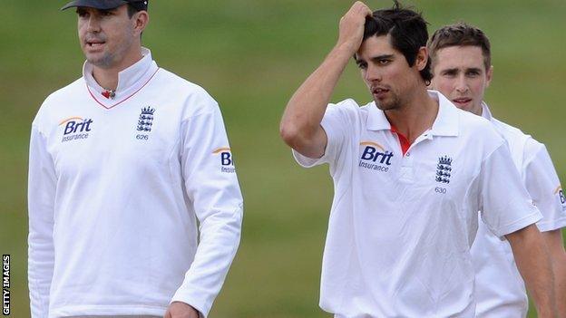 Kevin Pietersen and Alastair Cook