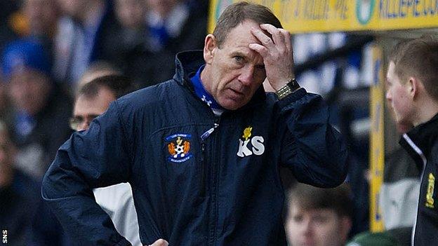 Kilmarnock manager Kenny Shiels