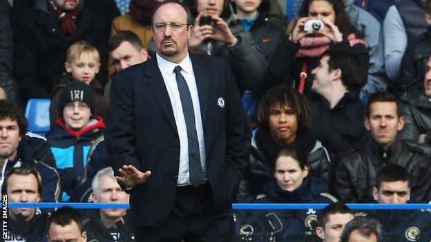 Chelsea interim boss Rafael Benitez