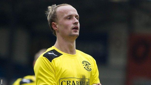 Hibernian striker Leigh Griffiths