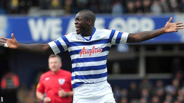 QPR defender Chris Samba