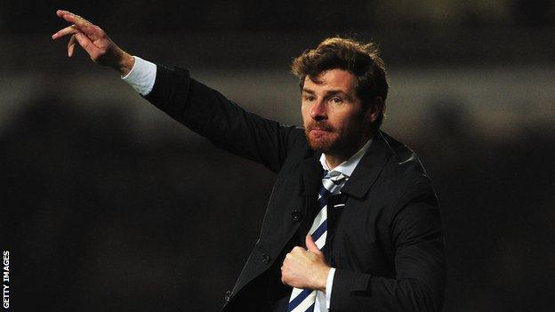 Tottenham manager Andre Villas-Boas