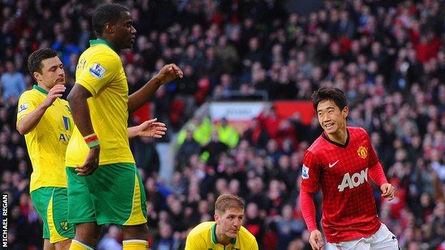 Norwich City v Manchester United