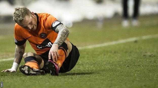 Dundee Utd striker Johnny Russell