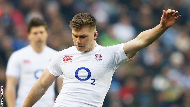 England fly half Owen Farrell