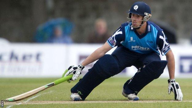 Scotland batsman Calum MacLeod