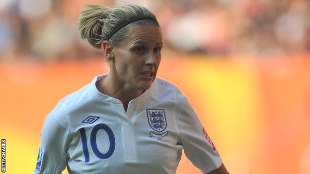 England's Kelly Smith