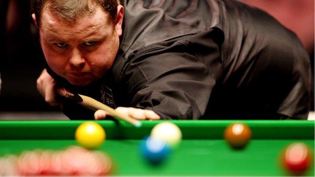 Snooker player Stephen Lee