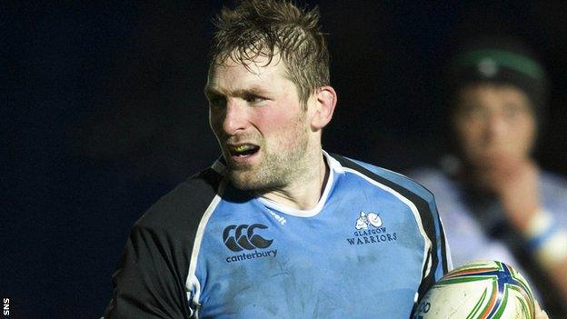 Scotland and Glasgow Warriors flanker John Barclay