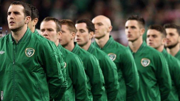 The Republic of Ireland team