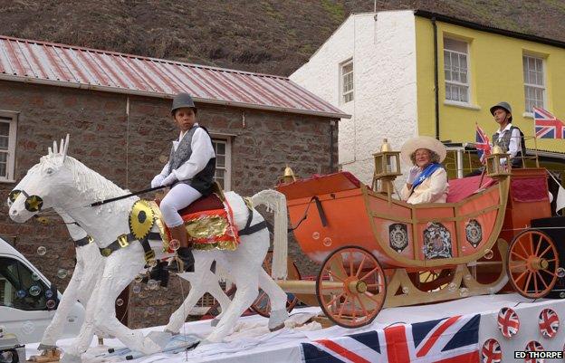 Jubilee parade, St Helena Island