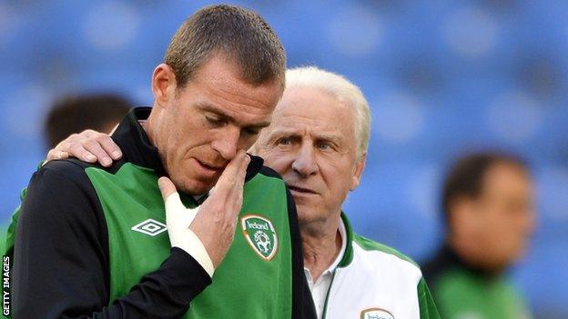 Republic of Ireland's Richard Dunne