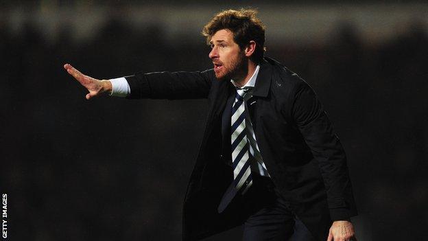 Tottenham manager Andre Villas-Boas