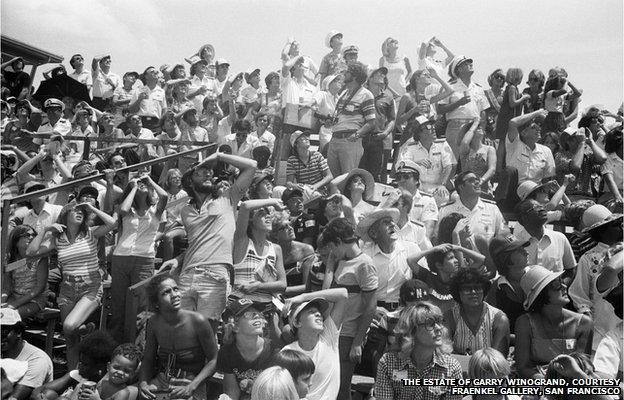 Garry Winogrand, Point Mugu Naval Air Station, California, ca 1979; posthumous digital reproduction from original negative; Garry Winogrand Archive, Center for Creative Photography, University of Arizona