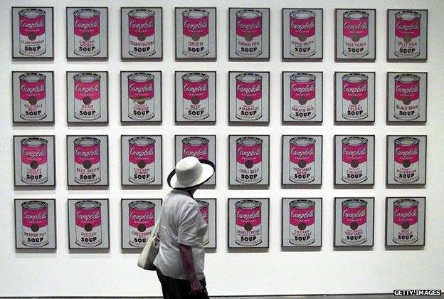 Andy Warhol's 32 Campbell Soup Cans at Moma in New York