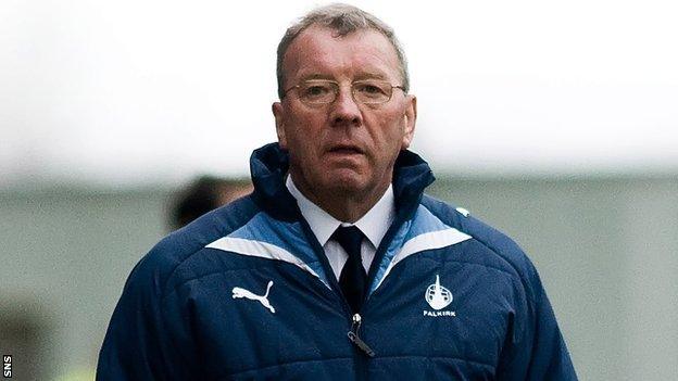 Falkirk interim manager Alex Smith